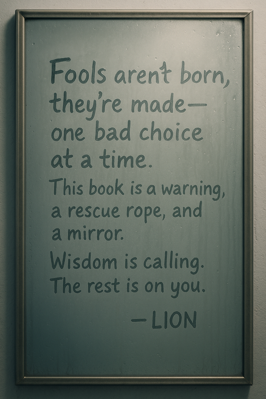 Don't Be That FOOL, Wisdom For A World Gone Sideways