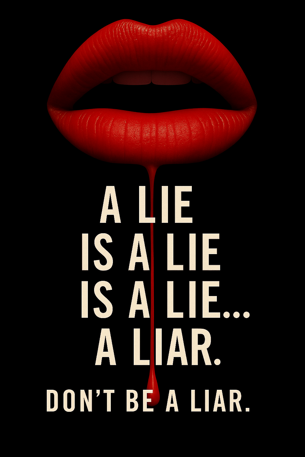 Don't Be A LIAR, LIAR, LIAR... Soul on FIRE. What You LIE About Can Burn You Alive Inside.