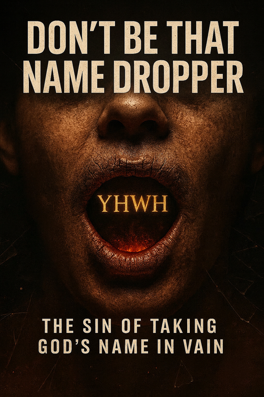 Don’t Be That Name Dropper: The Sin of Taking God’s Name in Vain