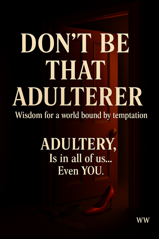 DON'T BE THAT ADULTERER: Wisdom for a World Bound by Temptation